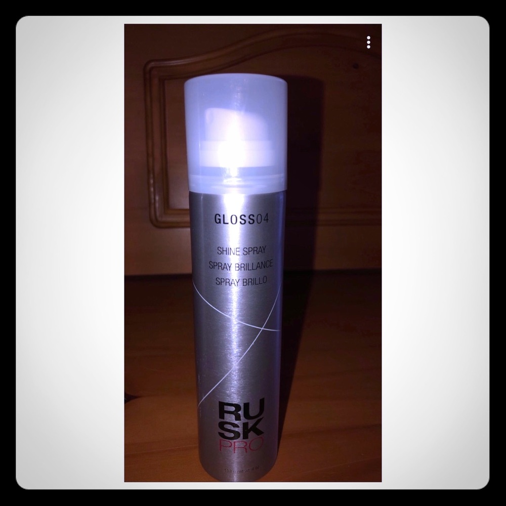 Rusk shine spray brand new.